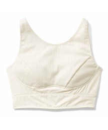 flufeel（フラフィール）の「ボリュームおさえて　フラットブラ〈ハンサムなリブ〉（ブラジャー）」