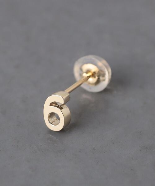 UNITED ARROWS（ユナイテッドアローズ）の「K10 ナンバー 片耳ピアス