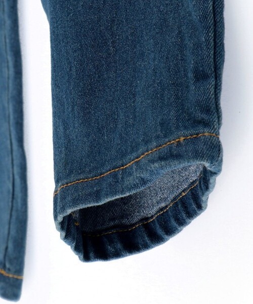 EDWIN（エドウィン）の「【Ou? by EDWIN】ワイドストレートデニムパンツ（デニムパンツ・キッズ・ブルー/ブラック/ネイビー・150/130/140/100/110/120/90）」の8枚目の写真