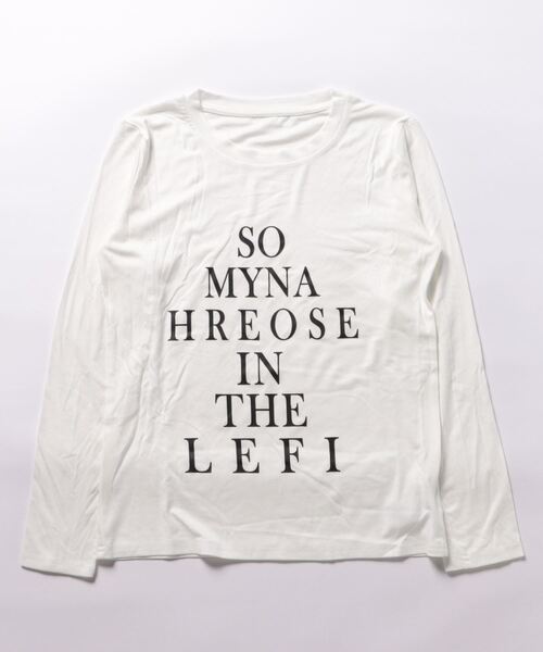 CLEA(クレア)の「ロゴレタリングスリムラインTシャツ(Tシャツ/カットソー・レディース・ホワイト/ライトグレー/ブラック・FREE)」の14枚目の写真