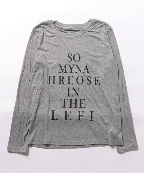 CLEA(クレア)の「ロゴレタリングスリムラインTシャツ(Tシャツ/カットソー・レディース・ホワイト/ライトグレー/ブラック・FREE)」の16枚目の写真