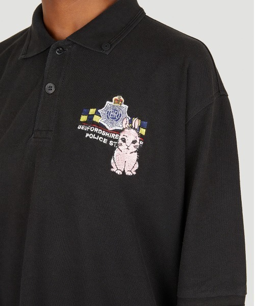 L.H.P（エルエイチピー）の「PROTOTYP/プロトタイプ/POLO LONG SLEEVE（ポロシャツ・メンズ・ブラック・F）」の4枚目の写真