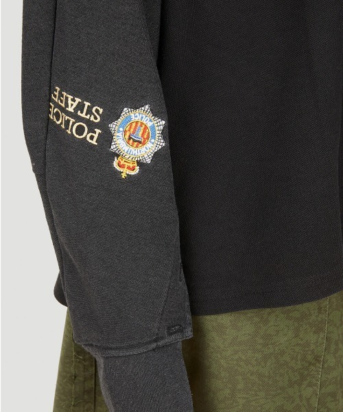L.H.P（エルエイチピー）の「PROTOTYP/プロトタイプ/POLO LONG SLEEVE（ポロシャツ・メンズ・ブラック・F）」の6枚目の写真