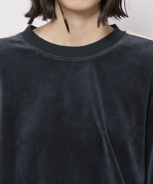 niko and...（ニコアンド）の「ベロアラインドロストプルオーバー（その他トップス・レディース・モカ/アイボリー/ネイビー/ピンク・TALL/SHORT）」の15枚目の写真