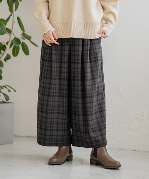 studio CLIP（スタディオクリップ）の「イージーケア洗えるTRスカーチョ（その他パンツ・レディース・その他1/アイボリー/その他2/カーキ・LARGE/PF/MEDIUM/ﾌﾘｰ(L)）」の13枚目の写真