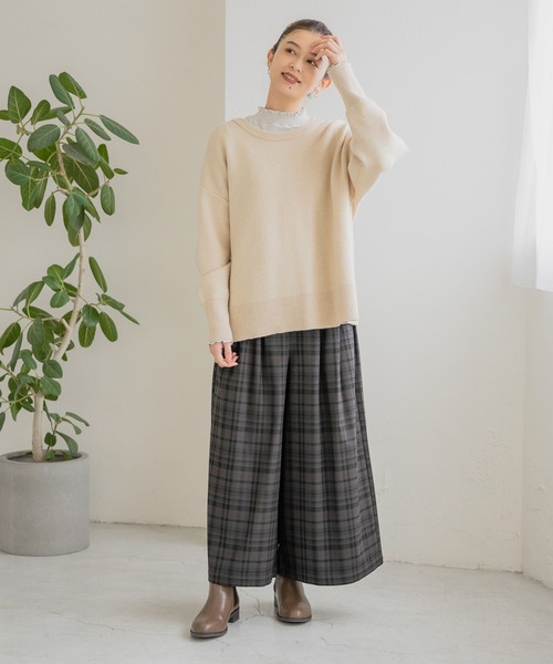 studio CLIP（スタディオクリップ）の「イージーケア洗えるTRスカーチョ（その他パンツ・レディース・その他1/アイボリー/その他2/カーキ・LARGE/PF/MEDIUM/ﾌﾘｰ(L)）」の10枚目の写真