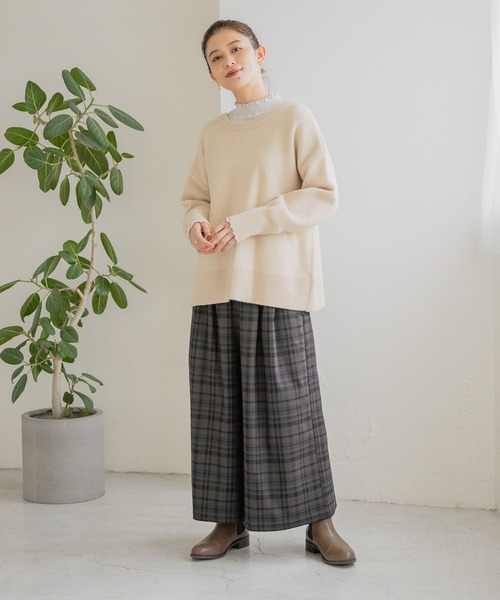 studio CLIP（スタディオクリップ）の「イージーケア洗えるTRスカーチョ（その他パンツ・レディース・その他1/アイボリー/その他2/カーキ・LARGE/PF/MEDIUM/ﾌﾘｰ(L)）」の11枚目の写真