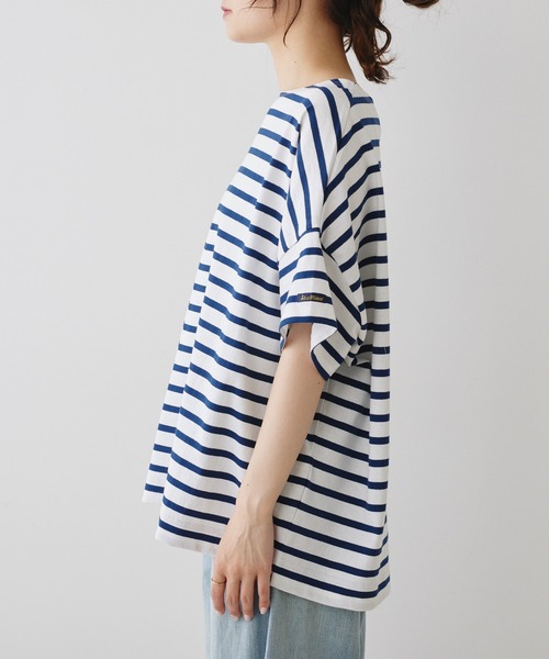 Le Minor（ルミノア）の「【Le minor】ドルマンボーダーTシャツ（Tシャツ/カットソー・レディース・その他1/その他2・FREE）」の4枚目の写真