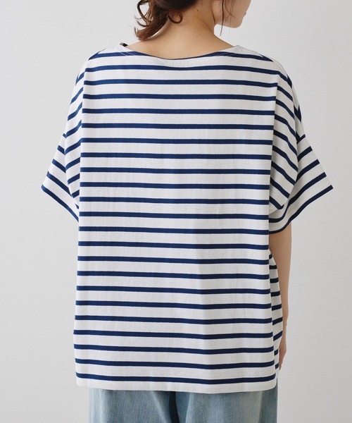 Le Minor（ルミノア）の「【Le minor】ドルマンボーダーTシャツ（Tシャツ/カットソー・レディース・その他1/その他2・FREE）」の5枚目の写真