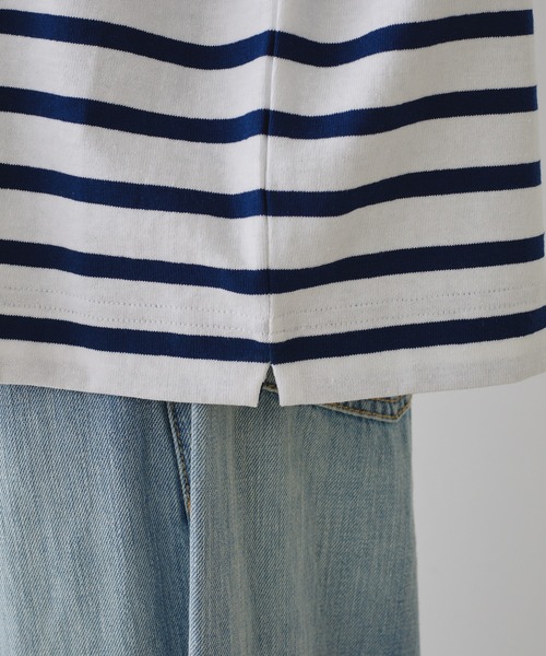 Le Minor（ルミノア）の「【Le minor】ドルマンボーダーTシャツ（Tシャツ/カットソー・レディース・その他1/その他2・FREE）」の8枚目の写真