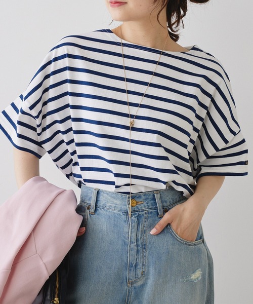 Le Minor（ルミノア）の「【Le minor】ドルマンボーダーTシャツ（Tシャツ/カットソー・レディース・その他1/その他2・FREE）」の16枚目の写真