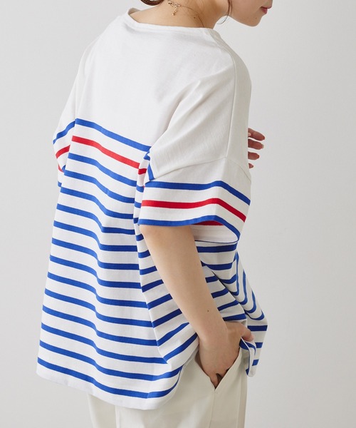 Le Minor（ルミノア）の「【Le minor】ドルマンボーダーTシャツ（Tシャツ/カットソー・レディース・その他1/その他2・FREE）」の19枚目の写真