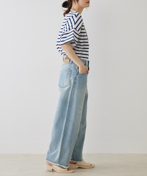 Le Minor（ルミノア）の「【Le minor】ドルマンボーダーTシャツ（Tシャツ/カットソー・レディース・その他1/その他2・FREE）」の10枚目の写真