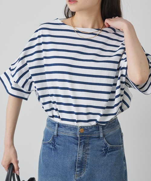 Le Minor（ルミノア）の「【Le minor】ドルマンボーダーTシャツ（Tシャツ/カットソー・レディース・その他1/その他2・FREE）」の21枚目の写真