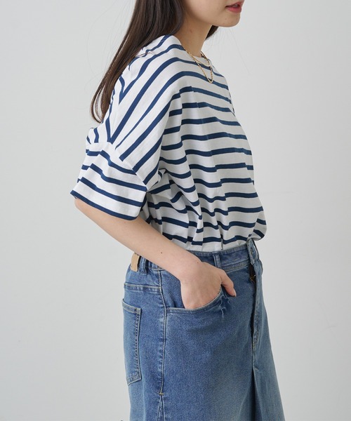 Le Minor（ルミノア）の「【Le minor】ドルマンボーダーTシャツ（Tシャツ/カットソー・レディース・その他1/その他2・FREE）」の22枚目の写真