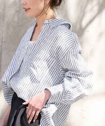 B.C STOCK | フレンチリネンレギュラーシャツ(シャツ/ブラウス)