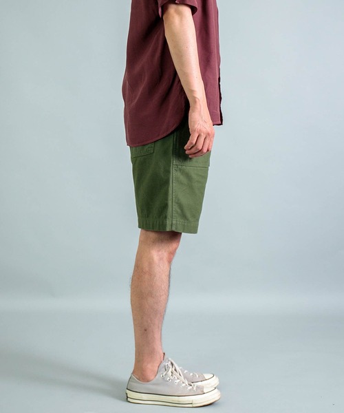 OMNIGOD（オムニゴッド）の「[OMNIGOD mens / オムニゴッド] バックサテン ベーカーショーツ（その他パンツ・メンズ・オリーブ・34inch/32inch/30inch/28inch）」の12枚目の写真
