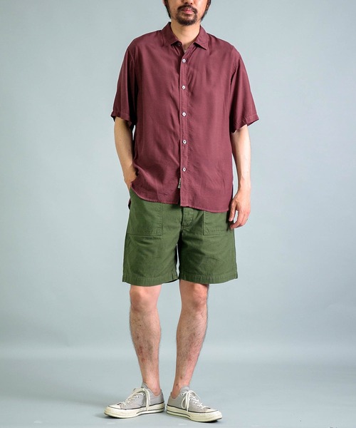 OMNIGOD（オムニゴッド）の「[OMNIGOD mens / オムニゴッド] バックサテン ベーカーショーツ（その他パンツ・メンズ・オリーブ・34inch/32inch/30inch/28inch）」の10枚目の写真