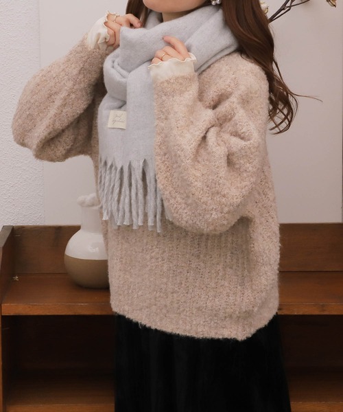 mil（ミル）の「【150㎝前後の小柄さんサイズ】前後2WAY淡色ニットカーディガン（カーディガン/ボレロ・レディース・ピンクベージュ/アイボリー/モスグリーン・S/XS）」の19枚目の写真