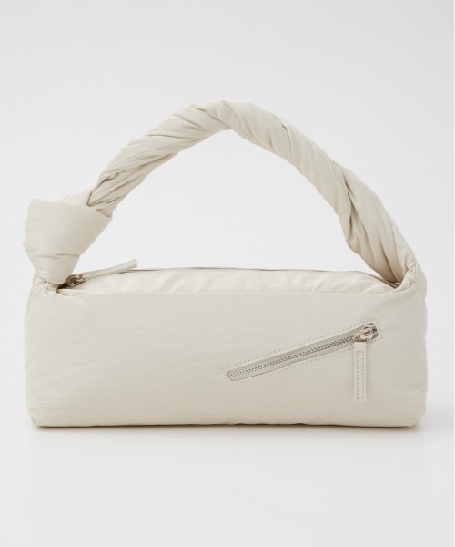 THROW by SLY（スローバイスライ）の「THROW RECTANGLE PUFFER BAG レクタング ルパッファー バッグ（ハンドバッグ・レディース・アイボリー/ライトグリーン・FREE）」の2枚目の写真