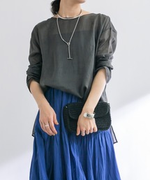 RIVE DROITE | ラミーシアープルオーバーブラウス(シャツ/ブラウス)