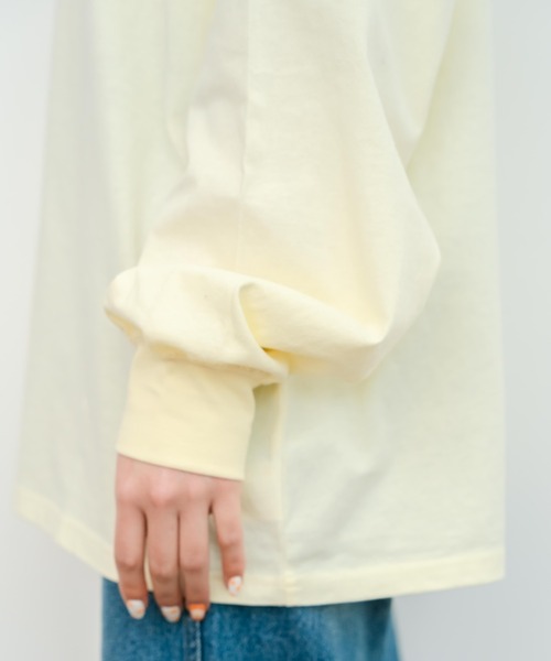 eLur（エラー）の「グラフィックロンT（Tシャツ/カットソー・レディース・アイボリー/ライトブルー・FREE）」の21枚目の写真