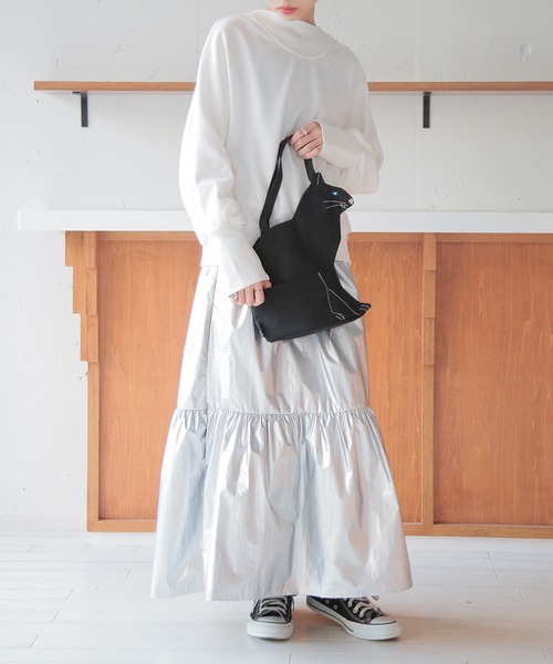 ROOTOTE(ルートート)の「【ROOTOTE】 EU.デリ.オスワリネコ-A トートバッグ ネコトート 猫バッグ 1110(トートバッグ・レディース・オフホワイト/ブラック/ライトグレー・FREE)」の20枚目の写真