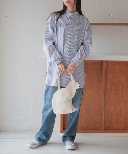 ROOTOTE(ルートート)の「【ROOTOTE】 EU.デリ.オスワリネコ-A トートバッグ ネコトート 猫バッグ 1110(トートバッグ・レディース・オフホワイト/ブラック/ライトグレー・FREE)」の22枚目の写真