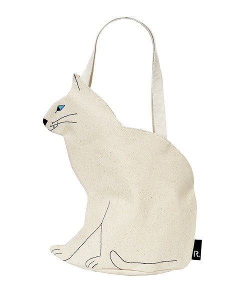 ROOTOTE(ルートート)の「【ROOTOTE】 EU.デリ.オスワリネコ-A トートバッグ ネコトート 猫バッグ 1110(トートバッグ・レディース・オフホワイト/ブラック/ライトグレー・FREE)」の16枚目の写真