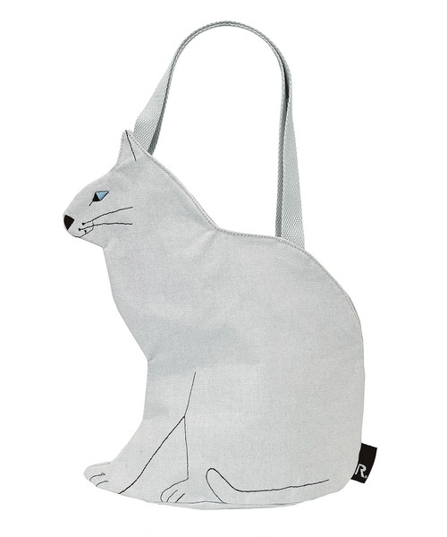 ROOTOTE(ルートート)の「【ROOTOTE】 EU.デリ.オスワリネコ-A トートバッグ ネコトート 猫バッグ 1110(トートバッグ・レディース・オフホワイト/ブラック/ライトグレー・FREE)」の17枚目の写真