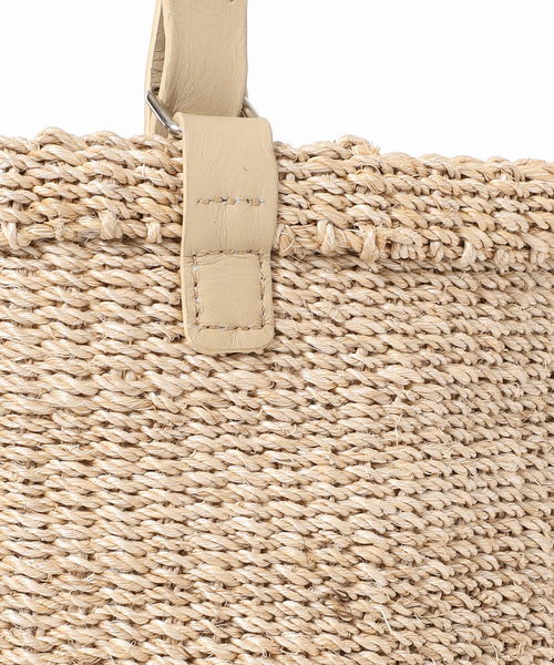 journal standard L'essage（ジャーナルスタンダードレサージュ）の「【Bucket Baggage/バケットバゲージ】HS BASKET L：カゴバッグ（かごバッグ・レディース・ベージュ・FREE）」の5枚目の写真