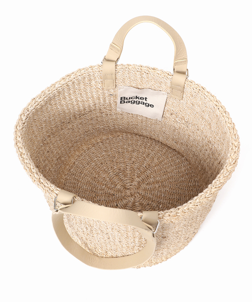 journal standard L'essage（ジャーナルスタンダードレサージュ）の「【Bucket Baggage/バケットバゲージ】HS BASKET L：カゴバッグ（かごバッグ・レディース・ベージュ・FREE）」の9枚目の写真