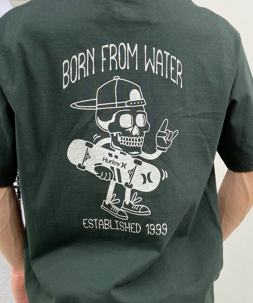 Hurley (ハーレー)の「Hurley/ハーレー 半袖Tシャツ スカルヘッド ヘビーウェイト ショートスリーブ ティー 24MRSMSS05(Tシャツ/カットソー・メンズ・ホワイト/グリーン/ブラック・S/M/L)」の22枚目の写真