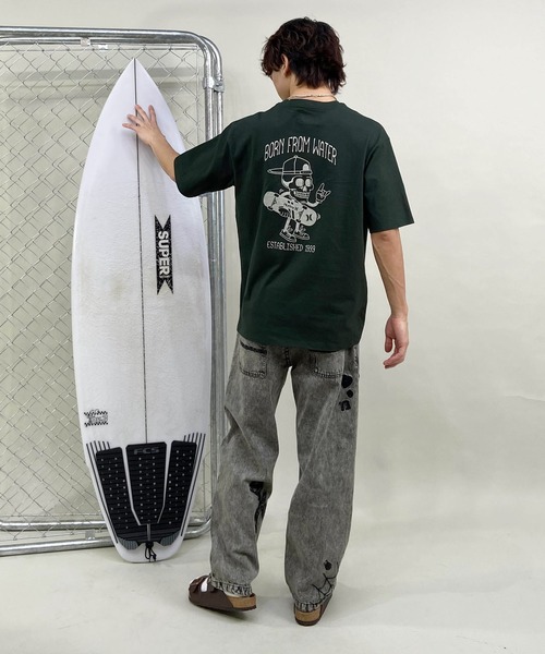 Hurley (ハーレー)の「Hurley/ハーレー 半袖Tシャツ スカルヘッド ヘビーウェイト ショートスリーブ ティー 24MRSMSS05(Tシャツ/カットソー・メンズ・ホワイト/グリーン/ブラック・S/M/L)」の20枚目の写真
