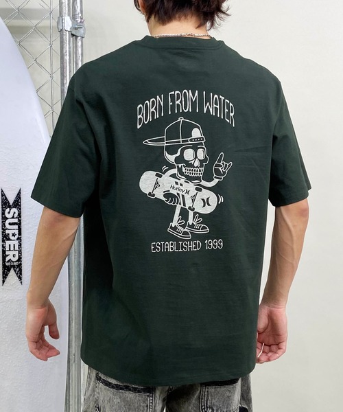 Hurley (ハーレー)の「Hurley/ハーレー 半袖Tシャツ スカルヘッド ヘビーウェイト ショートスリーブ ティー 24MRSMSS05(Tシャツ/カットソー・メンズ・ホワイト/グリーン/ブラック・S/M/L)」の16枚目の写真