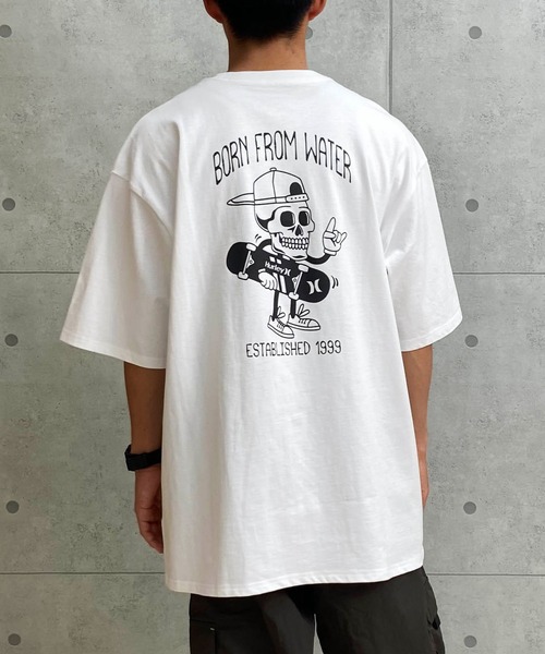 Hurley (ハーレー)の「Hurley/ハーレー 半袖Tシャツ スカルヘッド ヘビーウェイト ショートスリーブ ティー 24MRSMSS05(Tシャツ/カットソー・メンズ・ホワイト/グリーン/ブラック・S/M/L)」の5枚目の写真