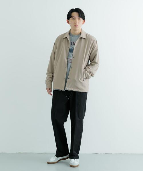 ITEMS URBANRESEARCH（アイテムズ アーバンリサーチ）の「ポリツイル ワイド イージーパンツ（その他パンツ・メンズ・ブラック/カーキ/ベージュ・MEDIUM/LARGE）」の13枚目の写真