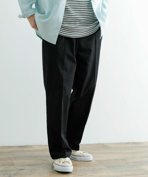 ITEMS URBANRESEARCH（アイテムズ アーバンリサーチ）の「ポリツイル ワイド イージーパンツ（その他パンツ・メンズ・ブラック/カーキ/ベージュ・MEDIUM/LARGE）」の15枚目の写真