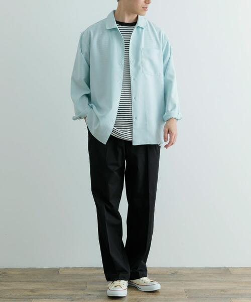 ITEMS URBANRESEARCH（アイテムズ アーバンリサーチ）の「ポリツイル ワイド イージーパンツ（その他パンツ・メンズ・ブラック/カーキ/ベージュ・MEDIUM/LARGE）」の18枚目の写真