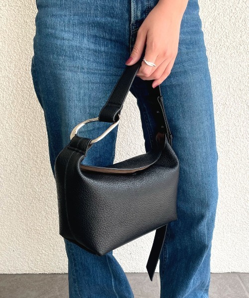 LE VERNIS（ル・ベルニ）の「LE VERNIS(ル・ベルニ)Poire box bagⅡ（ショルダーバッグ・レディース・イエロー/パープル/ゼブラ/ブラック・FREE）」の5枚目の写真