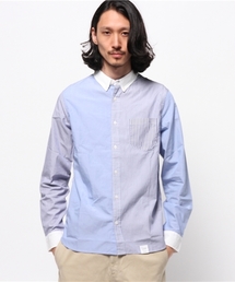 AZUL by moussy | クレイジー配色長袖シャツ(シャツ/ブラウス)