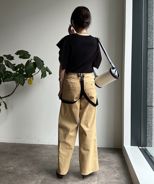 DouDou(ドゥドゥ)の「【WEB限定】フリルニットトップス(ニット/セーター・レディース・ベージュ/オレンジ/ブラック/オフホワイト・FREE)」の22枚目の写真