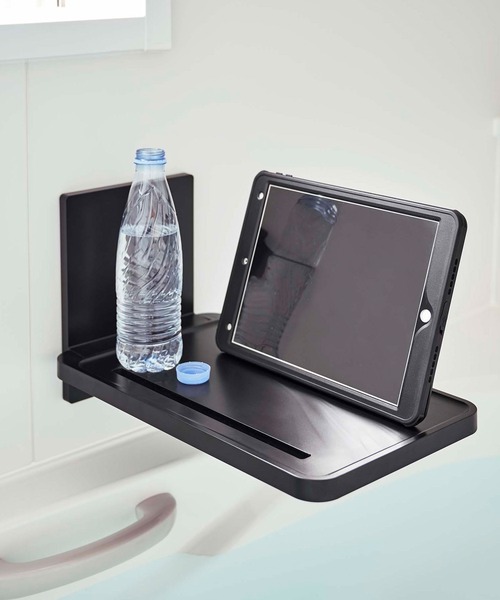 tower（タワー）の「tower(タワー) マグネットバスルーム折り畳み棚（バス/トイレグッズ・レディース・ブラック/ホワイト・F）」の3枚目の写真