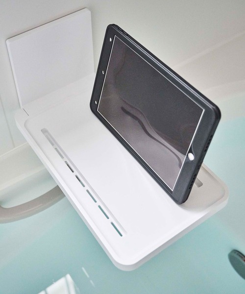 tower（タワー）の「tower(タワー) マグネットバスルーム折り畳み棚（バス/トイレグッズ・レディース・ブラック/ホワイト・F）」の7枚目の写真