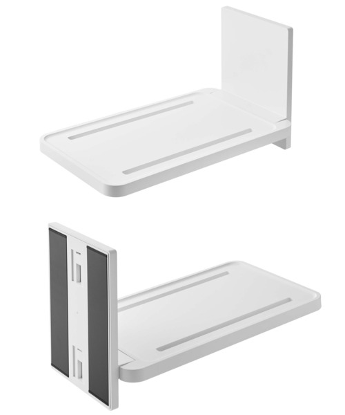 tower（タワー）の「tower(タワー) マグネットバスルーム折り畳み棚（バス/トイレグッズ・レディース・ブラック/ホワイト・F）」の10枚目の写真