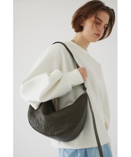 RIM.ARK（リムアーク）の「Map pattern quilting bag（ショルダーバッグ・レディース・ブラウン/ブラック・FREE）」の18枚目の写真