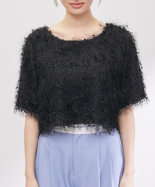 ROPE' PICNIC（ロペピクニック）の「テープヤーントップス（Tシャツ/カットソー・レディース・グレー/オフホワイト/ブラック/ベージュ・38）」の17枚目の写真