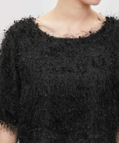 ROPE' PICNIC（ロペピクニック）の「テープヤーントップス（Tシャツ/カットソー・レディース・グレー/オフホワイト/ブラック/ベージュ・38）」の13枚目の写真