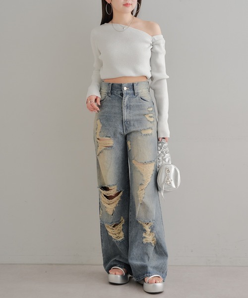 Chico(チコ)の「【新色追加】ギャザーサークルバッグ(ショルダーバッグ・レディース・ホワイト/ブラック/シルバー/ゴールド・FREE)」の14枚目の写真