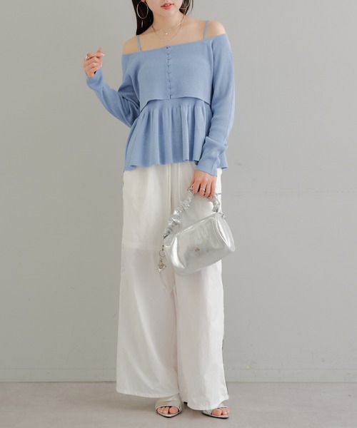 Chico(チコ)の「【新色追加】ギャザーサークルバッグ(ショルダーバッグ・レディース・ホワイト/ブラック/シルバー/ゴールド・FREE)」の17枚目の写真